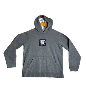 Vintage A&F Abercrombie & Fitch Gym Issue 90s Hoodie Sweatshirt Mens M Gray Y2K